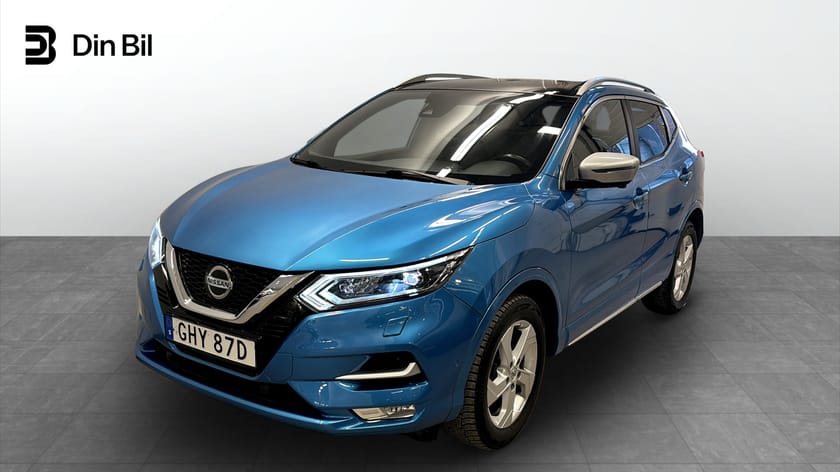 Bild 1 av Nissan Qashqai 1.3 DIG-T 140 hk | Vinterhjul | Panoramaglastak