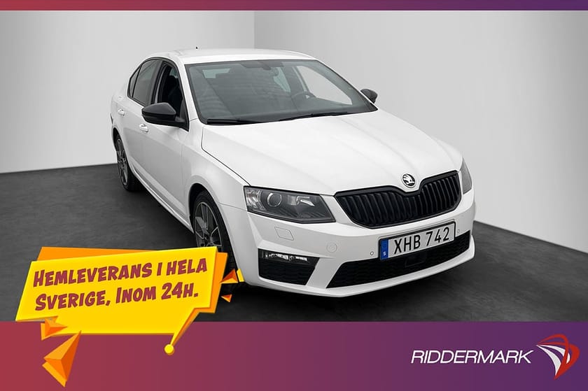 Bild 1 av Škoda Octavia RS Skoda 2.0 TDI Kamera Värm Skinn Adapt-fart Drag