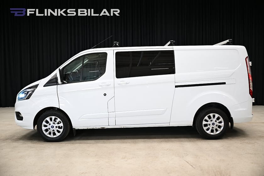 Bild 5 av Ford Transit Custom 340 Crew Van 170HK Automat|Dubbelhytt|LED|Kambytt|Leasbar