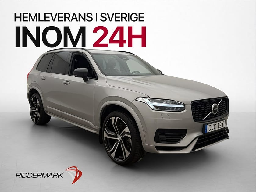 Bild 1 av Volvo XC90 7 Säten T8 AWD 456hk Ultimate Dark 7-sits B&W Pano  HuD