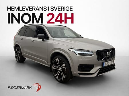 Volvo XC90 7 Säten T8 AWD 456hk Ultimate Dark 7-sits B&W Pano  HuD