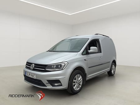 Volkswagen Caddy Van 2.0TDI Värmare PDC Drag Skinn CARPLAY Moms