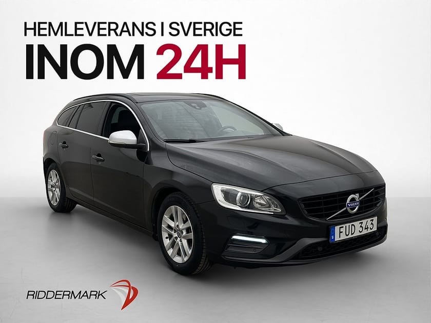 Bild 1 av Volvo V60 D3 150hk R-Design Taklucka Skinn Värmare Drag