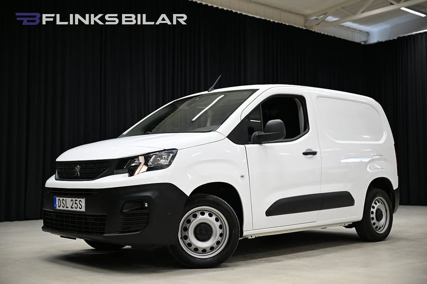 Bild 1 av Peugeot Partner Utökad Last 1.5 BlueHDi 102HK Drag|Värmare|PDC|3-Sits|Leasbar