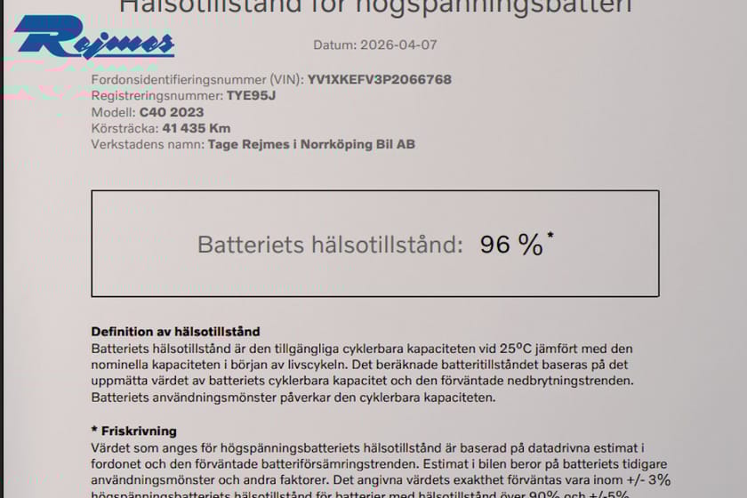 Bild 5 av Volvo C40 Recharge Single Motor Ultimate