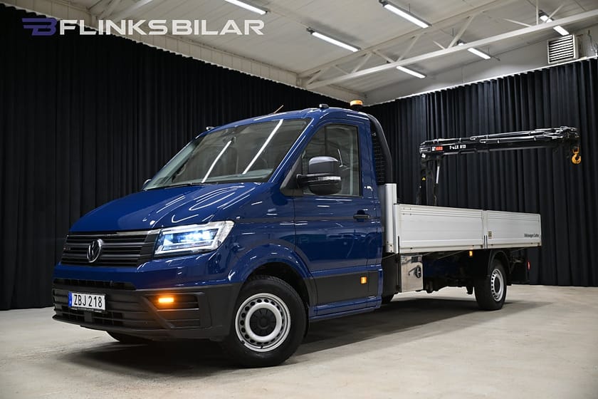 Bild 3 av Volkswagen Crafter Chassi 4Motion 177HK L4 Automat|Flak|HIAB|Kranbil|Moms|SeUtr!
