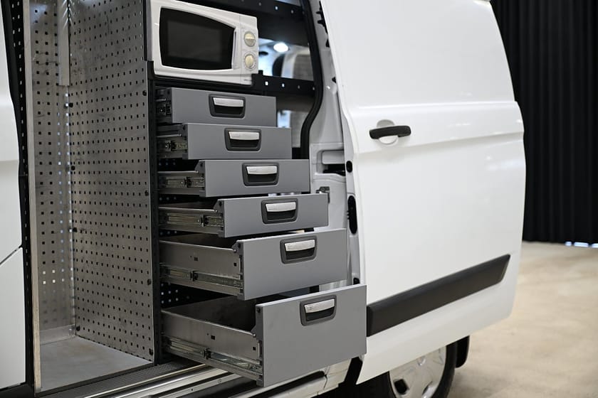 Bild 4 av Ford Transit Custom 300 130HK Servicebil|Dubbeldörr|Inredd|NyKamrem|Moms
