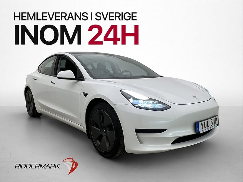 Bild 1 av Tesla Model 3 Standard Range Plus Autopilot Svensksåld
