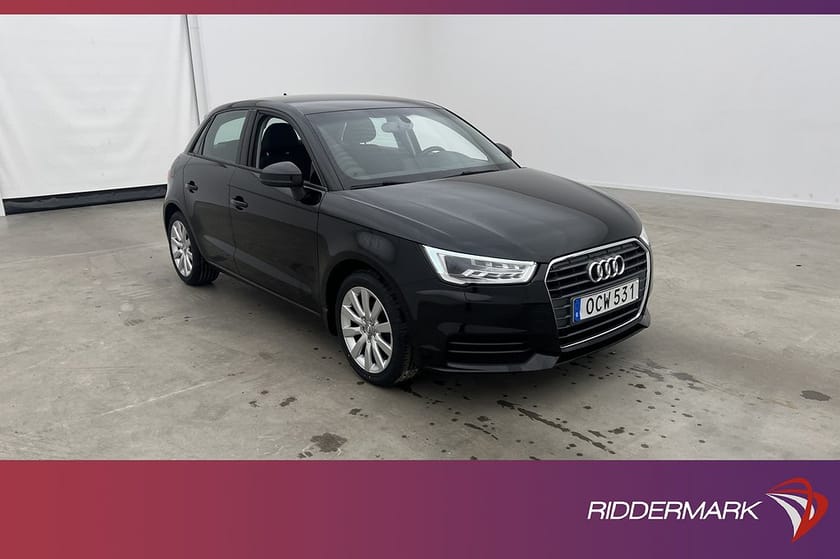 Bild 1 av Audi A1 Sportback SB 1.0 TFSI 95hk Bluetooth 0,42L/mil 360kr Årsskatt