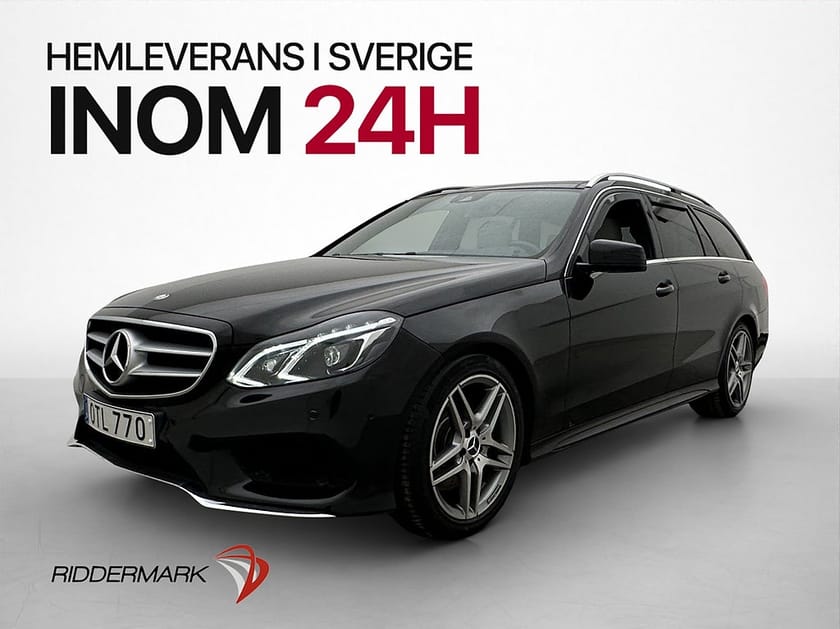 Bild 1 av Mercedes-Benz E 350 T BlueTEC AMG Exclusive Pano Drag Kamera Skinn