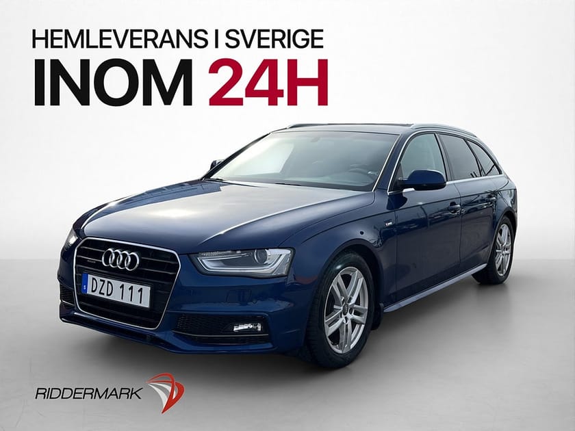 Bild 3 av Audi A4 Avant 2.0 TDI Quattro 190hk S-Line Värmare Skinn