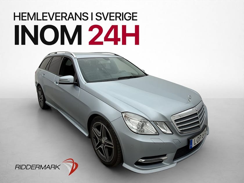 Bild 3 av Mercedes-Benz E 220 T CDI BE AMG Skinn Navi Drag Sensorer