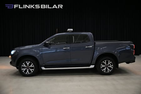 Isuzu D-Max Crew Cab 163HK Automat|Rolltop|Drag|Värmare|Lågmil|Leasvar|SeUtr
