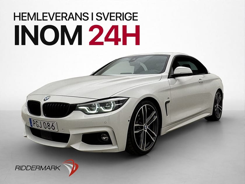 Bild 1 av BMW 440i xDrive M Performance Cabriolet 440 Cab 360hk Sport Power&Sound