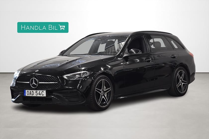 Bild 2 av Mercedes-Benz C 220 T d AMG-Line D-värm Burmester Skinn Rattv Dragkrok 200hk