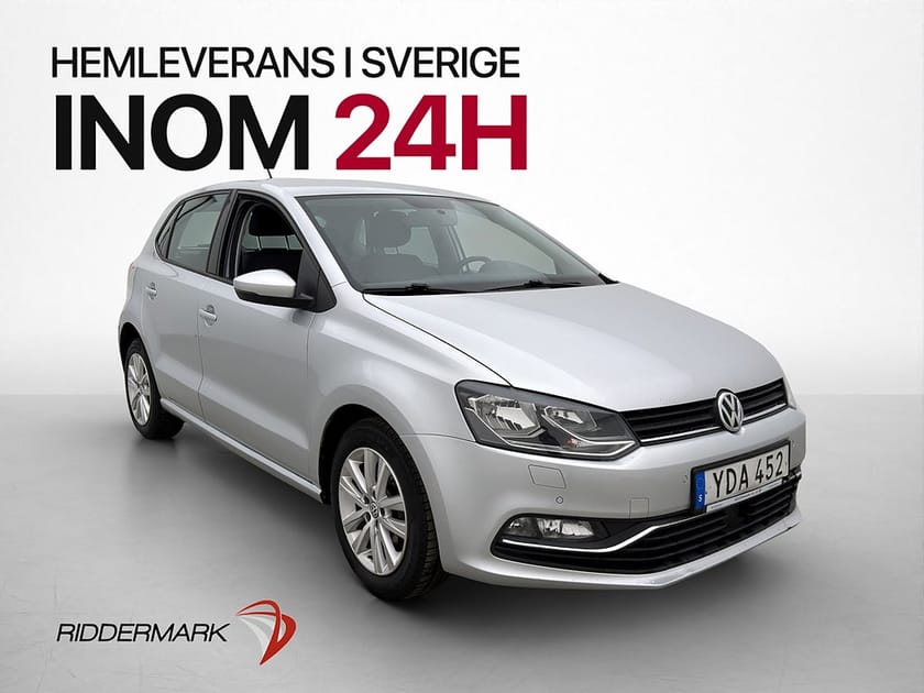 Bild 1 av Volkswagen Polo 1.2 TSI 90hk P-Sensorer Farthållare M/K-Värm