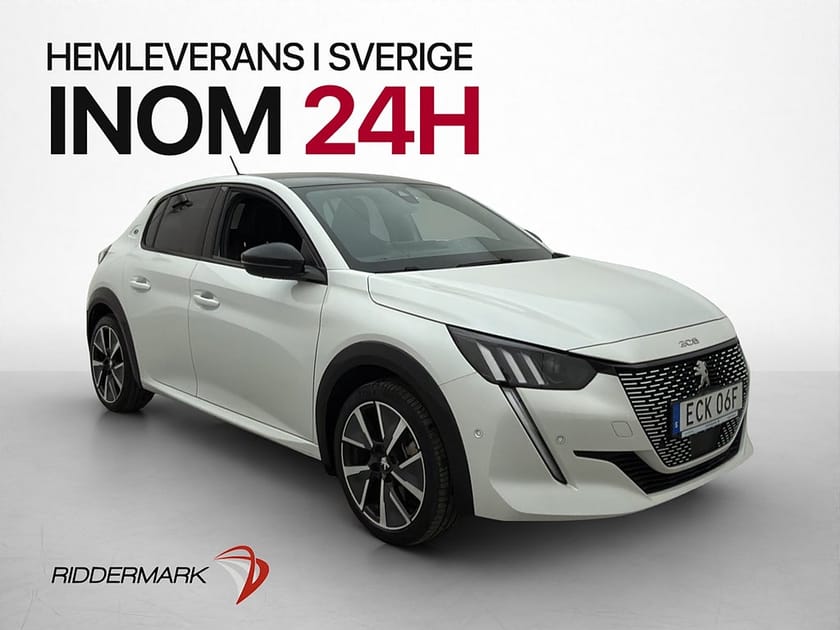 Bild 4 av Peugeot e-208 136hk GT Kamera CarPlay Halvskinn CarPlay