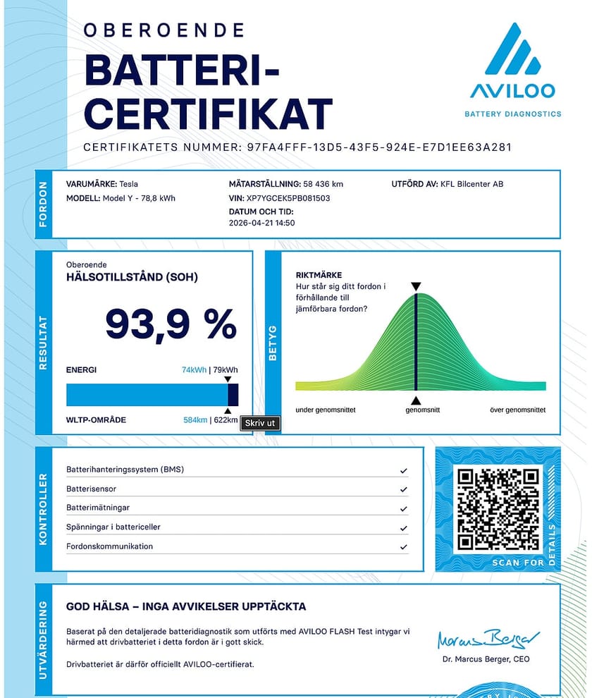 Bild 2 av Tesla Model Y Long Range AWD Drag-Skinn-Panorama-Navi-Rattvärme-SoV