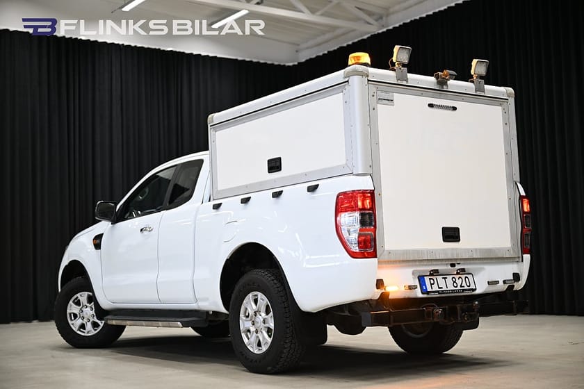 Bild 5 av Ford Ranger SuperCab 160HK Automat|Dubbelhytt|Kåpa|Släde|Drag|Värmare|Moms