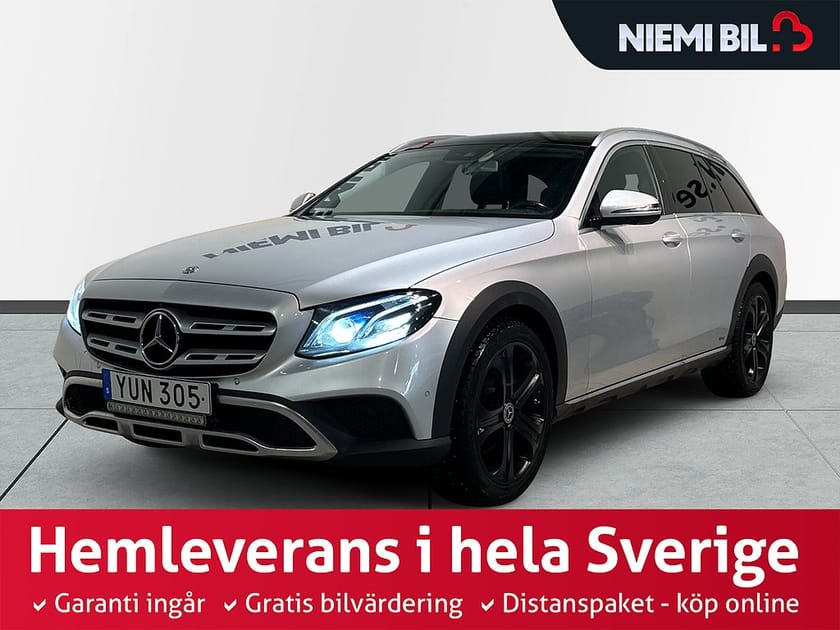 Bild 1 av Mercedes-Benz E 220 d 4MATIC All-Terrain 4M Pano Drag Dvärm Burmester 360° SoV