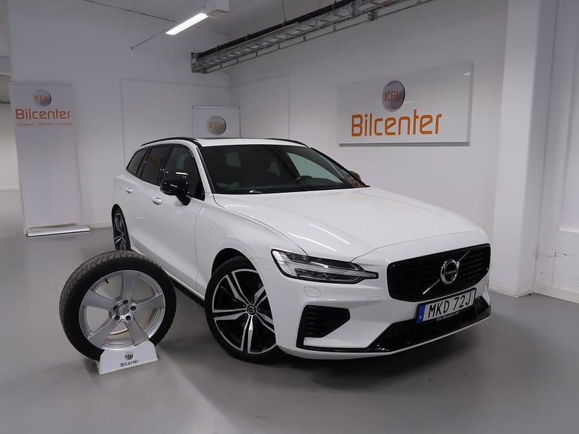 Bild 1 av Volvo V60 Recharge T6 AWD R-Design V-Däck ingår 360°-H/K-HUD-Pano