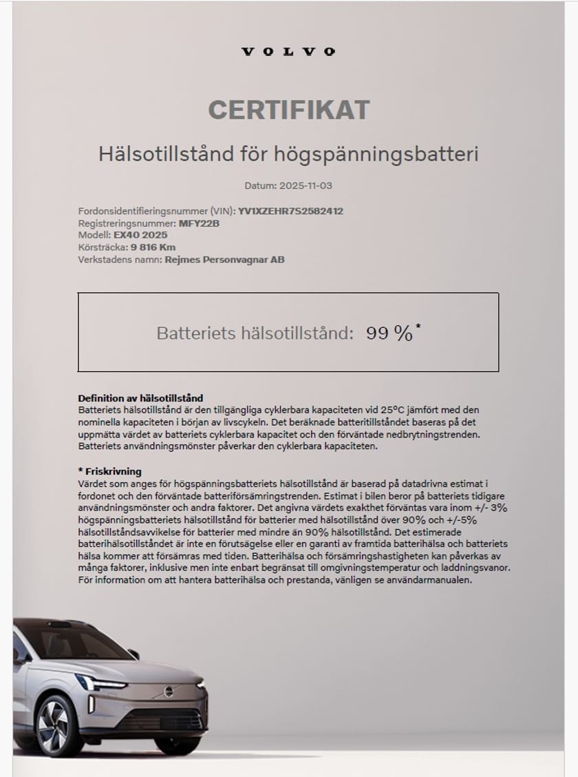 Bild 3 av Volvo EX40 Single Motor Extended Range Plus | Drag | Värmepump | Kamera |