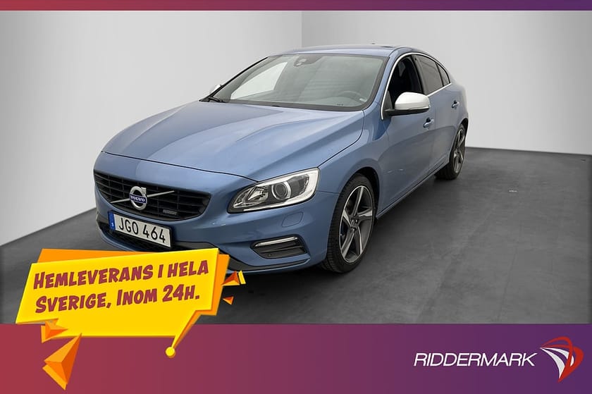 Bild 3 av Volvo S60 T4 180hk R-Design H/K VOC Värmare Skinn P-Sensorer
