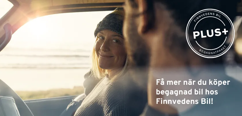 Få mer på köpet – PLUS+ ingår när du köper begagnat hos oss! bakgrundsbild