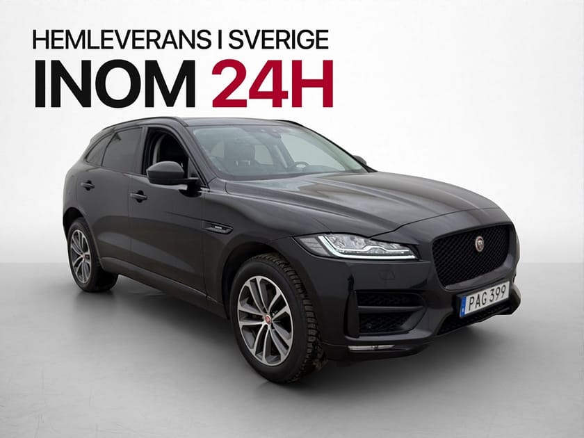 Bild 1 av Jaguar F-Pace 30d AWD R-Sport Värmare Meridan Pano Drag