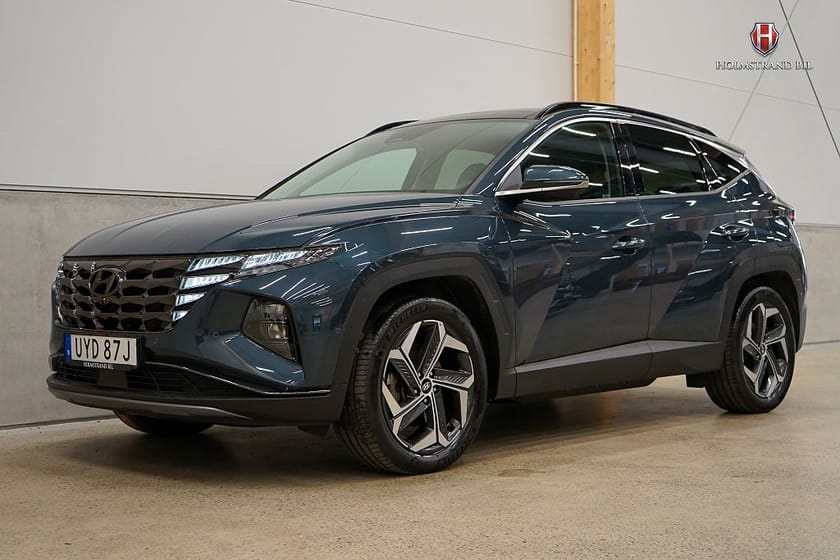 Bild 4 av Hyundai Tucson PHEV Advanced Drag Pano Venti Krell 360-vy Carplay