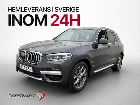 BMW X3 xDrive20d 190hk Kamera Värmare CarPlay Navi Drag