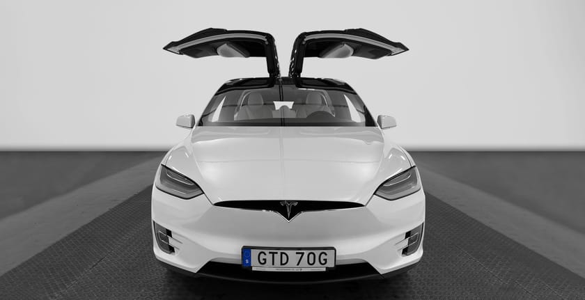 Bild 1 av Tesla Model X Long Range 90D AWD 572hk 7 säten