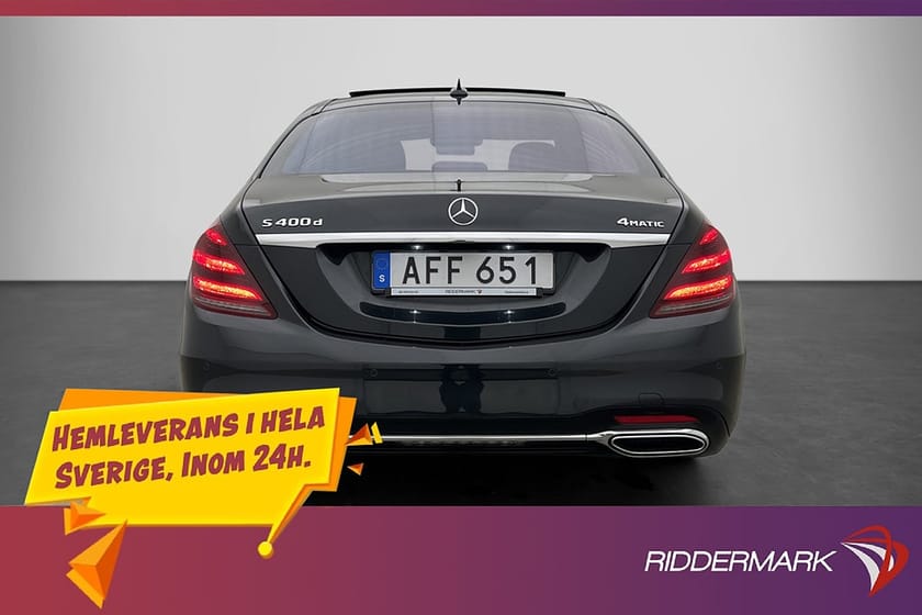 Bild 5 av Mercedes-Benz S 400 d 4MATIC L 400d 4M AMG Airmatic Pano Burm 360° HUD