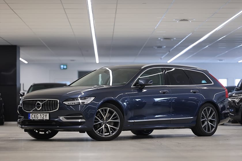 Bild 3 av Volvo V90 T8 Twin Engine 392hk Inscription Läder HUD H/K 360 Drag