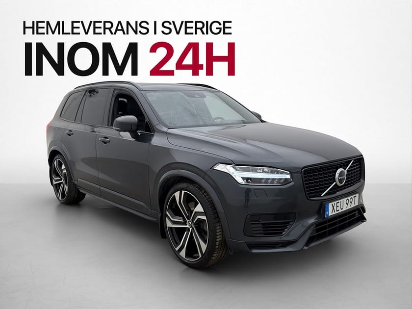 Bild 3 av Volvo XC90 7 Säten T8 456hk R-Design 7-Sits Pano B&W HUD Luft 360°