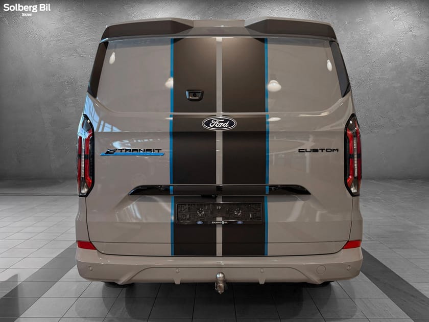 Bilde 5 av Ford E-Transit Custom 320 Sport, 286 hk, krok, matrix, Alt utstyr++