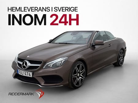Mercedes-Benz E 200 Cabriolet AMG Sport Bluetooth Elstolar