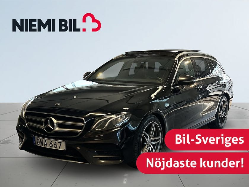 Bild 1 av Mercedes-Benz E 220 T d 4MATIC 9G AMG Line Pano/360/Värmare/Drag/Navi