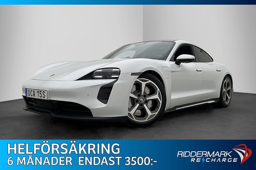 Bild 1 av Porsche Taycan 381hk SportDesign Chrono  Värmare Pano 360°