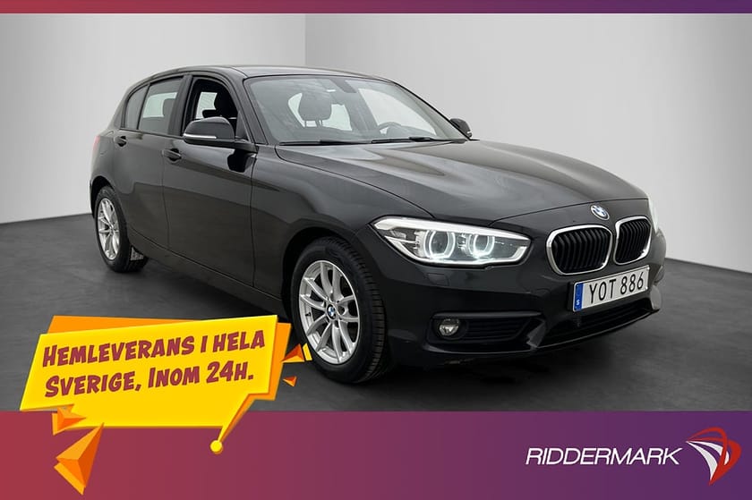 Bild 1 av BMW 118i 136hk Advantage P-Sensorer Farthållare Låg-Skatt