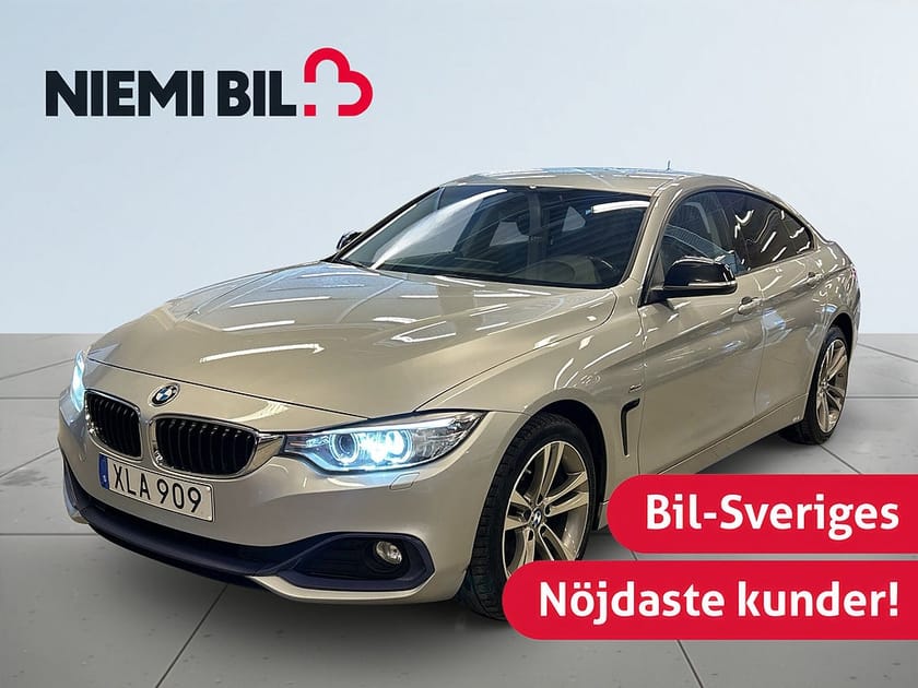 Bild 1 av BMW 420d xDrive Gran Coupé 420 Sov-däck/Mok-värm/P-sens/Hk-ljud