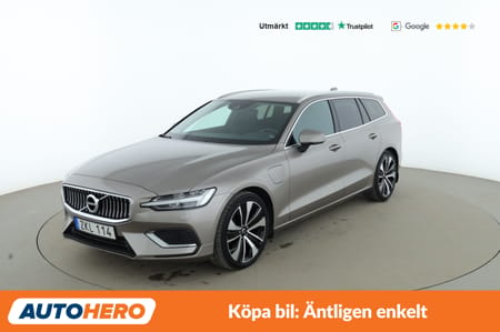 Volvo V60 T6 Recharge Core AWD / VOC, Dragkrok, Backkamera, CarPlay