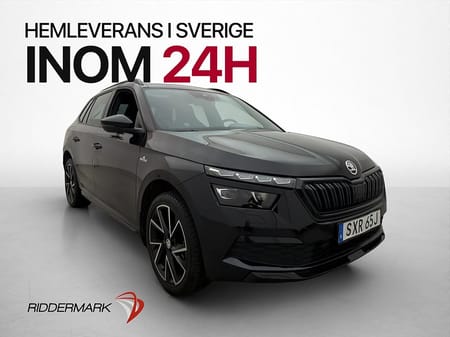 Škoda Kamiq Skoda 1.0 TSI Monte Carlo Pano Cockpit Kamera Dragkrok
