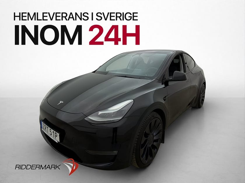 Bild 1 av Tesla Model Y Performance AWD Pano Autopilot Svensksåld MOMS