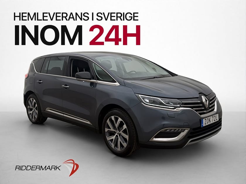 Bild 1 av Renault Espace dCi 160hk Zen Taklucka HUD Kamera Navi Drag