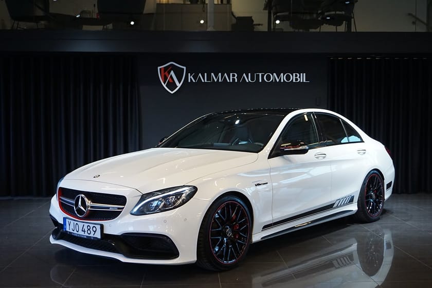 Bild 1 av Mercedes-Benz AMG C 63 S C63 S MCT 510hk Edition 1/ Skalstolar/ Burmester