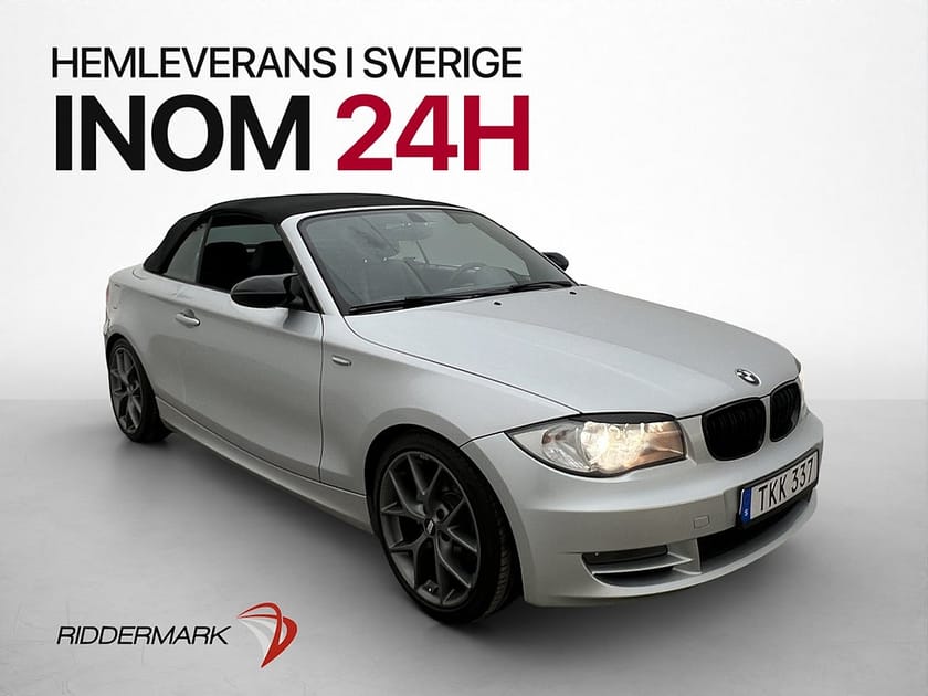 Bild 3 av BMW 120i Convertible 120 170hk Skinn P-Sensorer