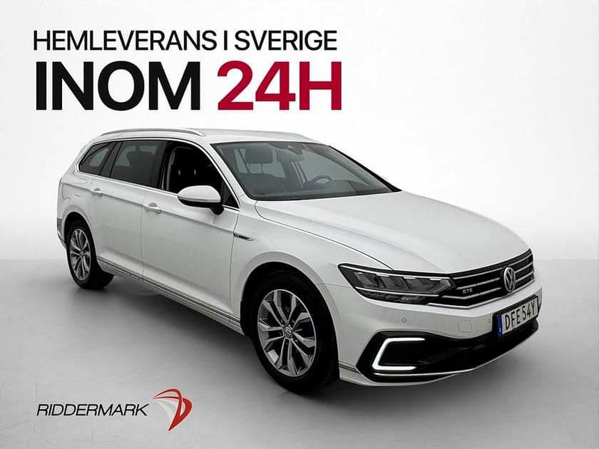 Bild 1 av Volkswagen Passat Sportscombi GTE 1.4 TSI Kamera Navi CarPlay LED MOMS