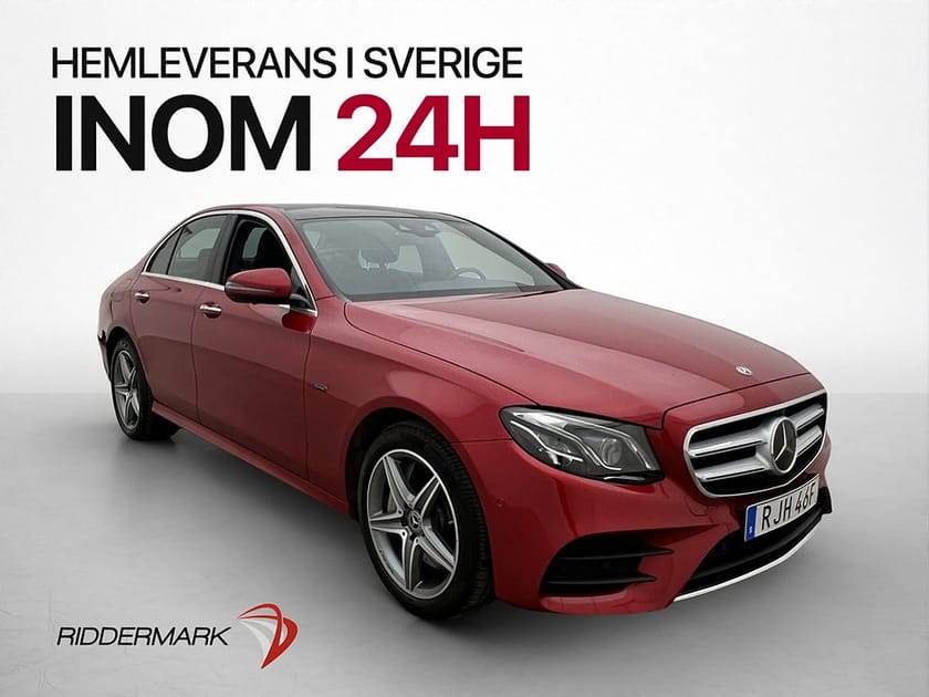 Bild 1 av Mercedes-Benz E 300 de PLUG-IN AMG Burmester Pano Wide 360°