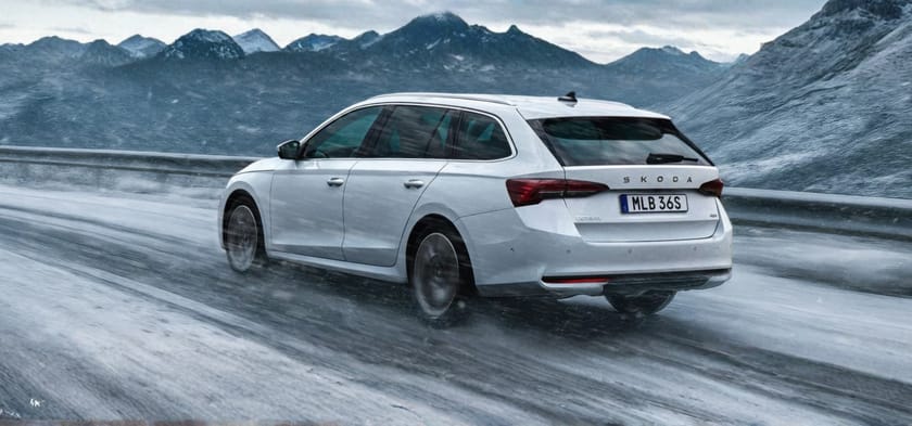 Kampanj Octavia Combi bakgrundsbild